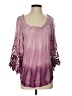 Studio West 100% Rayon Purple 3/4 Sleeve Blouse Size S - photo 1