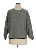 Marla Wynne Houndstooth Gray Pullover Sweater Size XL - photo 1