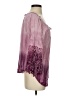 Studio West 100% Rayon Purple 3/4 Sleeve Blouse Size S - photo 4