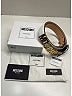 Moschino 100% Leather Silver Leather Belt Size EU (IT) 44 - photo 5