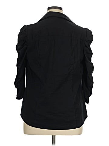 INC International Concepts 3/4 Sleeve Button-Down Shirt (view 2)