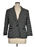 Nine West Stripes Black Blazer Size XL (estimated) - photo 1