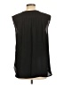 J.Crew 100% Polyester Black Sleeveless Blouse Size 12 - photo 2