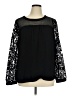 Neiman Marcus Black Long Sleeve Blouse Size XL - photo 1