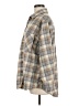 Dizzy Lizzy 100% Polyester Plaid Gray Long Sleeve Blouse Size M - photo 5