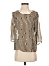Dolce Vita 100% Polyester Ivory 3/4 Sleeve Blouse Size S - photo 1