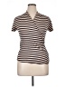 Max Mara Brown Short Sleeve Turtleneck Size 14 - photo 1