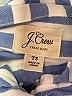 J.Crew 100% Cotton Stripes Blue 3/4 Sleeve Button-Down Shirt Size S (tall) - photo 7