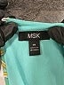 MSK 100% Polyester Paisley Green Casual Dress Size 14 - photo 4