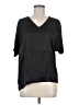 Bobi Black Short Sleeve Blouse Size M - photo 1