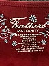Feathers Burgundy Sleeveless Top Size Fits all women Maternity - photo 6