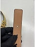 Moschino 100% Leather Gold Leather Belt Size EU (IT) 44 - photo 3