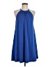 Sigrid Olsen Solid Blue Cocktail Dress Size M - photo 1
