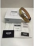 Moschino 100% Leather Gold Leather Belt Size EU (IT) 44 - photo 5