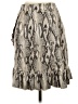 MSGM Animal Print Silver Casual Skirt Size EU (IT) 40 / US 4 - photo 2