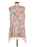 Fever 100% Polyester Orange Sleeveless Blouse Size L - photo 2
