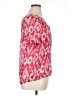 Zara Basic 100% Silk Pink Short Sleeve Silk Top Size XL - photo 4