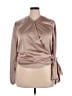 Element Tan Long Sleeve Blouse Size XL - photo 1