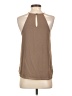 Naked Zebra 100% Polyester Brown Sleeveless Blouse Size S - photo 2