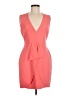 BCBGMAXAZRIA 100% Polyester Solid Pink Cocktail Dress Size 6 - photo 1