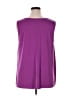 Catherines 100% Polyester Purple Sleeveless Blouse Size 0X - photo 2