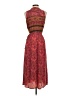 Raga 100% Polyester Paisley Red Casual Dress Size XS - photo 2