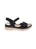 Forever Black Sandals Size 9 - photo 1
