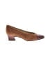 Etienne Aigner Color Block Brown Heels Size 7 - photo 1