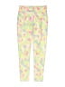 Athletic Works Print Yellow Active Pants Size 6 - photo 1