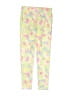 Athletic Works Print Yellow Active Pants Size 6 - photo 2