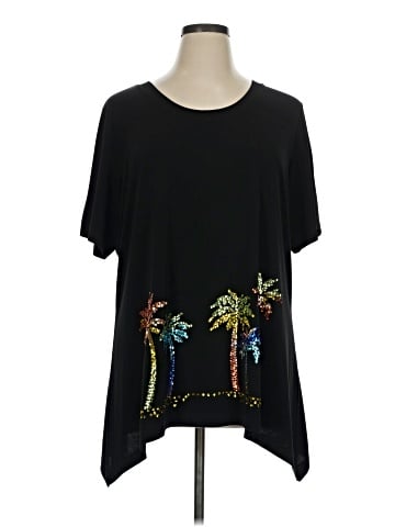 Quacker Factory Short Sleeve Top (view 1)