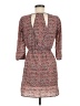 Bebop 100% Polyester Print Red Casual Dress Size M - photo 2
