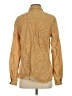 J. McLaughlin Paisley Gold Long Sleeve Button-Down Shirt Size S - photo 2