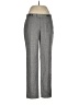 J.Crew Tweed Argyle Plaid Gray Wool Pants Size 6 - photo 1