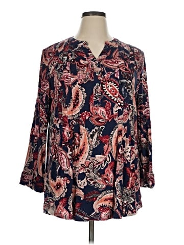 Kim Rogers 3/4 Sleeve Blouse (view 1)