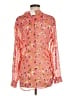 Kut from the Kloth 100% Polyester Pink Long Sleeve Blouse Size M - photo 2