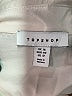 Topshop 100% Polyester Metallic Ivory Long Sleeve Blouse Size 12 - photo 7
