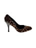 Charles David Animal Print Brown Heels Size 8 1/2 - photo 1
