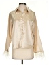 Ellison Gold Long Sleeve Blouse Size S - photo 1