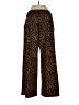 Terra & Sky Animal Print Brown Casual Pants Size 0X - photo 2