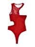 Bershka Red Bodysuit Size XS - photo 1