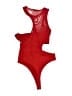 Bershka Red Bodysuit Size XS - photo 2