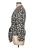 1.State 100% Polyester Black Long Sleeve Blouse Size L - photo 5
