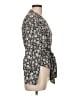1.State 100% Polyester Black Long Sleeve Blouse Size L - photo 4