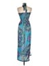 Venus 100% Polyester Paisley Blue Casual Dress Size M - photo 2