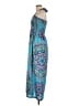 Venus 100% Polyester Paisley Blue Casual Dress Size M - photo 5