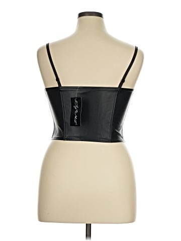 Say What? Faux Leather Top (view 2)