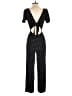 Amuse Society Polka Dots Black Jumpsuit Size XS - photo 2