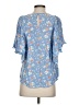 Matilda Jane 100% Rayon Blue Short Sleeve Blouse Size S - photo 2