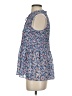 Rose + Olive 100% Polyester Blue Sleeveless Blouse Size S - photo 5